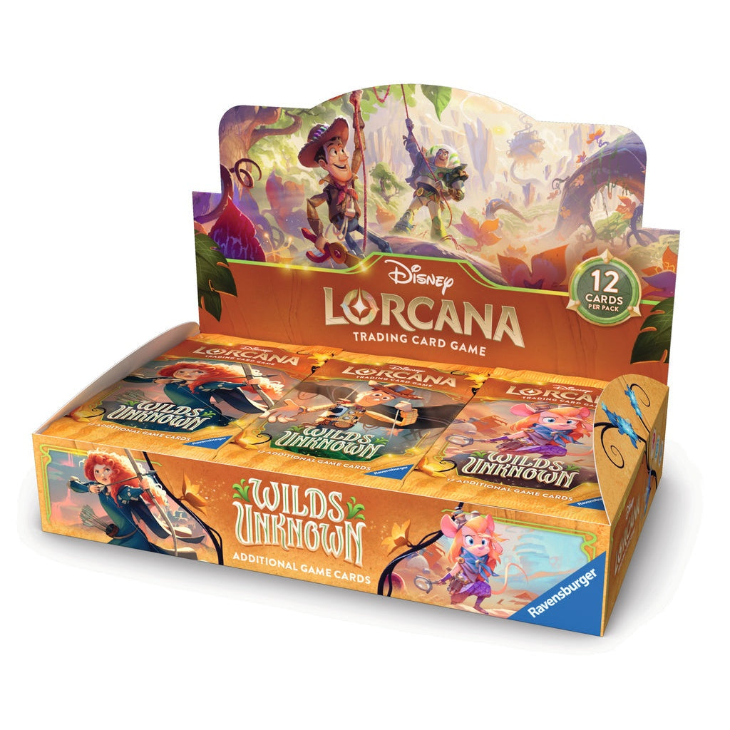 Disney Lorcana: Wilds Unknown Booster Box Case (4 Boxes)