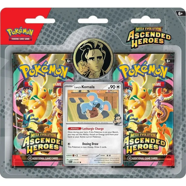 Pokémon TCG: Mega Evolution—Ascended Heroes Larry Promo 2-Pack Blister