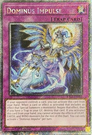 Dominus Impulse (Platinum Secret Rare) - RA05-EN080 Platinum Secret Rare 1st Edition