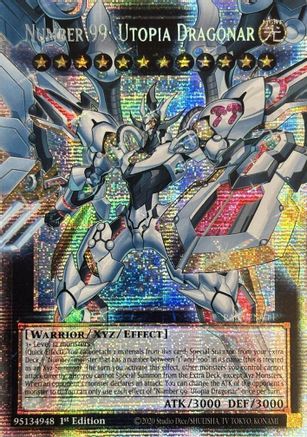 Number 99: Utopia Dragonar (Starlight Rare) - RA05-EN144 Starlight Rare 1st Edition