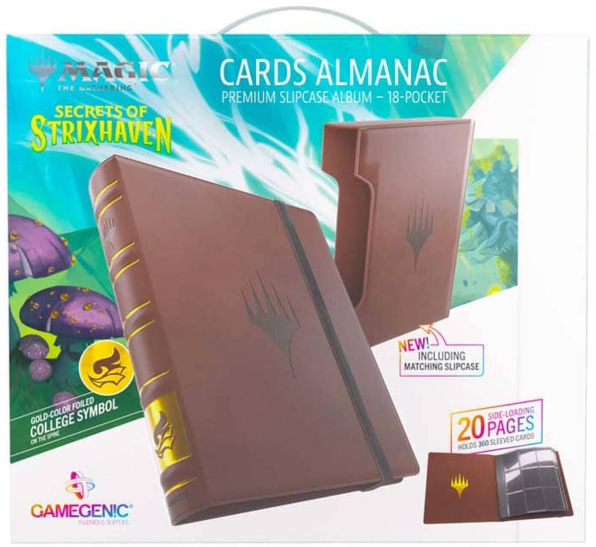 Magic the Gathering: Secrets of Strixhaven Cards Almanac 18-Pocket Slipcase Album - Prismari