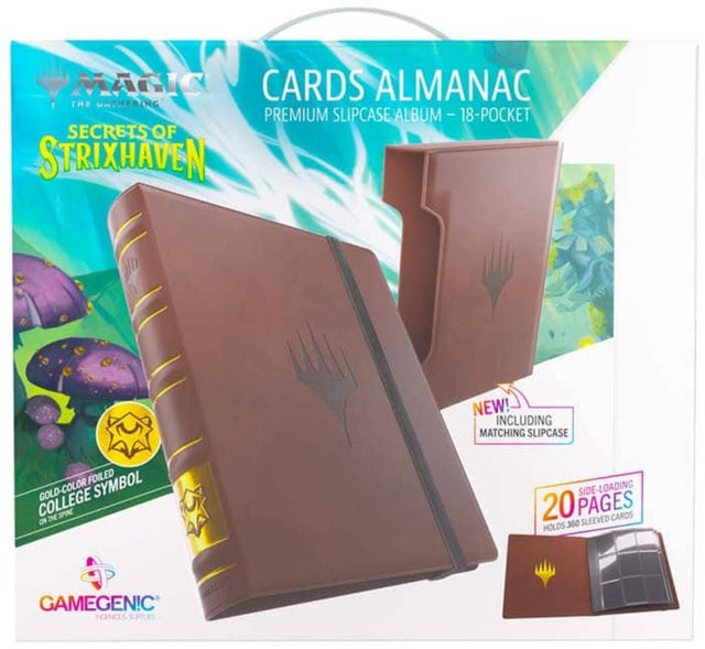 Magic the Gathering: Secrets of Strixhaven Cards Almanac 18-Pocket Slipcase Album - Lorehold