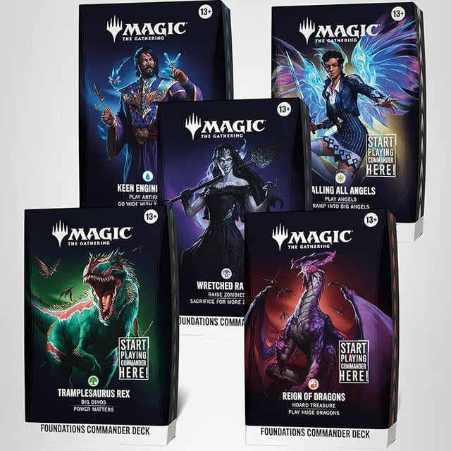 Magic The Gathering: Foundations Commander Decks [Set of 5]