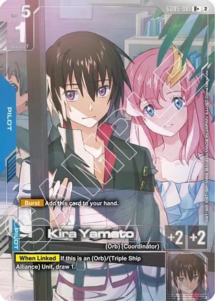 Kira Yamato (R+) (GD05-081) - Holofoil