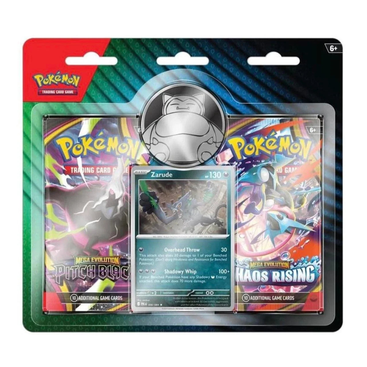 Pokémon TCG: Pitch Black Chaos Rising Zarude 2-Pack Blister