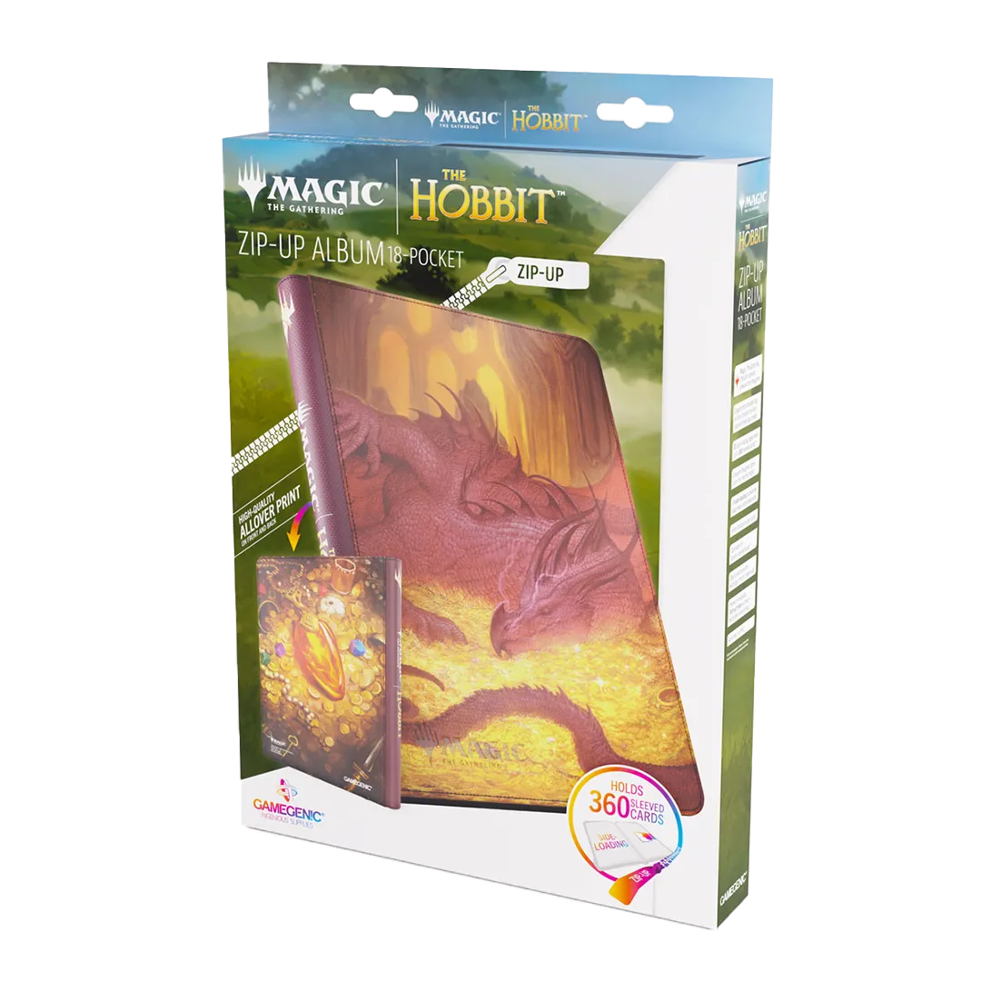 GameGenic - Magic: The Gathering The Hobbit Zip-Up Album 18-Pocket