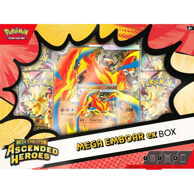 Pokémon TCG: Mega Evolution - Ascended Heroes Mega Emboar ex Box