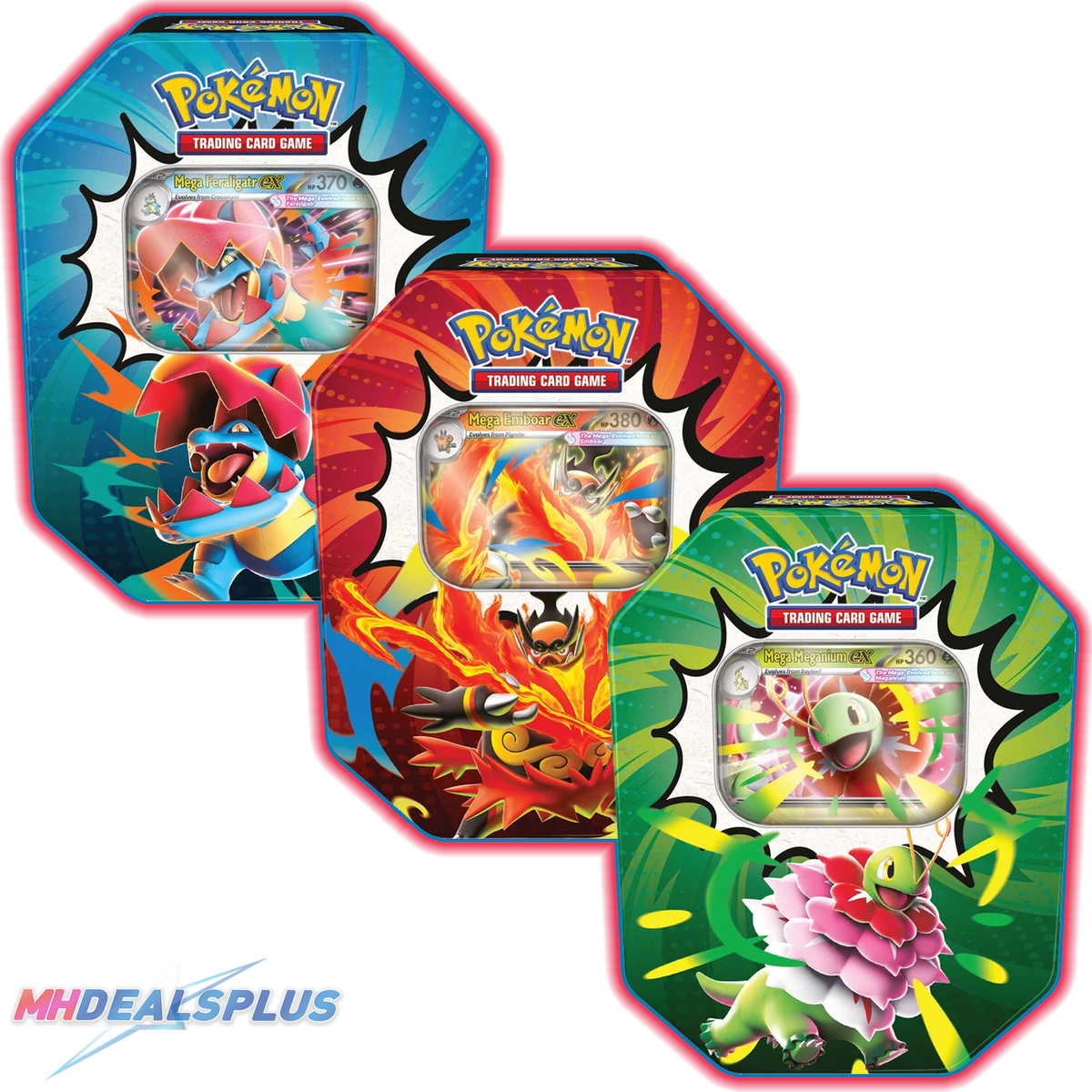 Pokemon Ascended Heroes Tin Set of 3