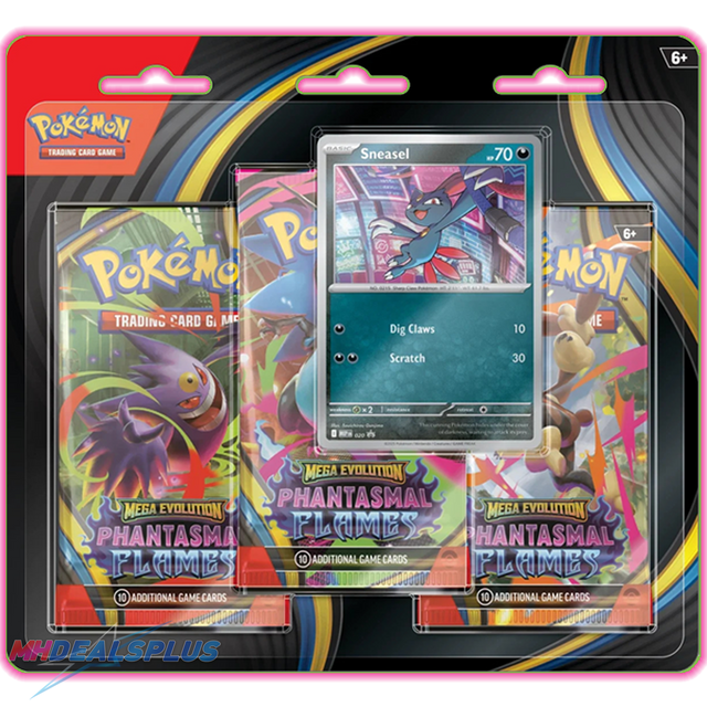 Pokemon Phantasmal Flames 3-Pack Blister (Random)