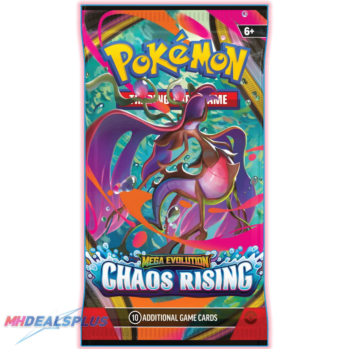 Pokemon Chaos Rising Booster Pack Set of 5