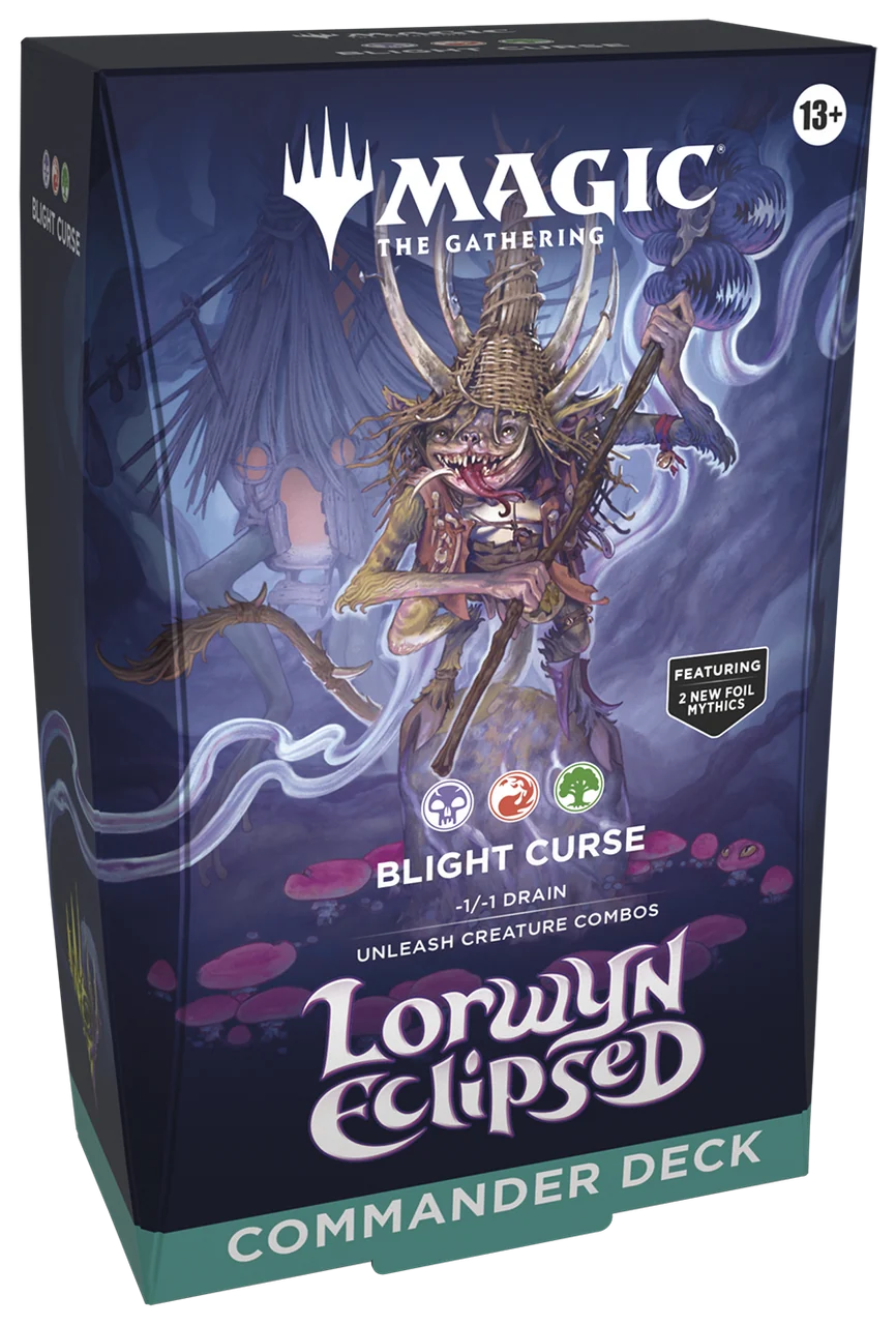 Magic The Gathering: Lorwyn Eclipsed Commander Deck Display (Set of 2)
