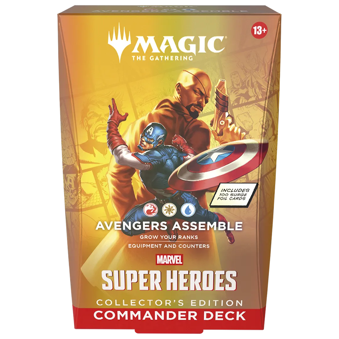 Magic: The Gathering - Marvel Super Heroes Collector's Edition Commander Decks [Set of 4]