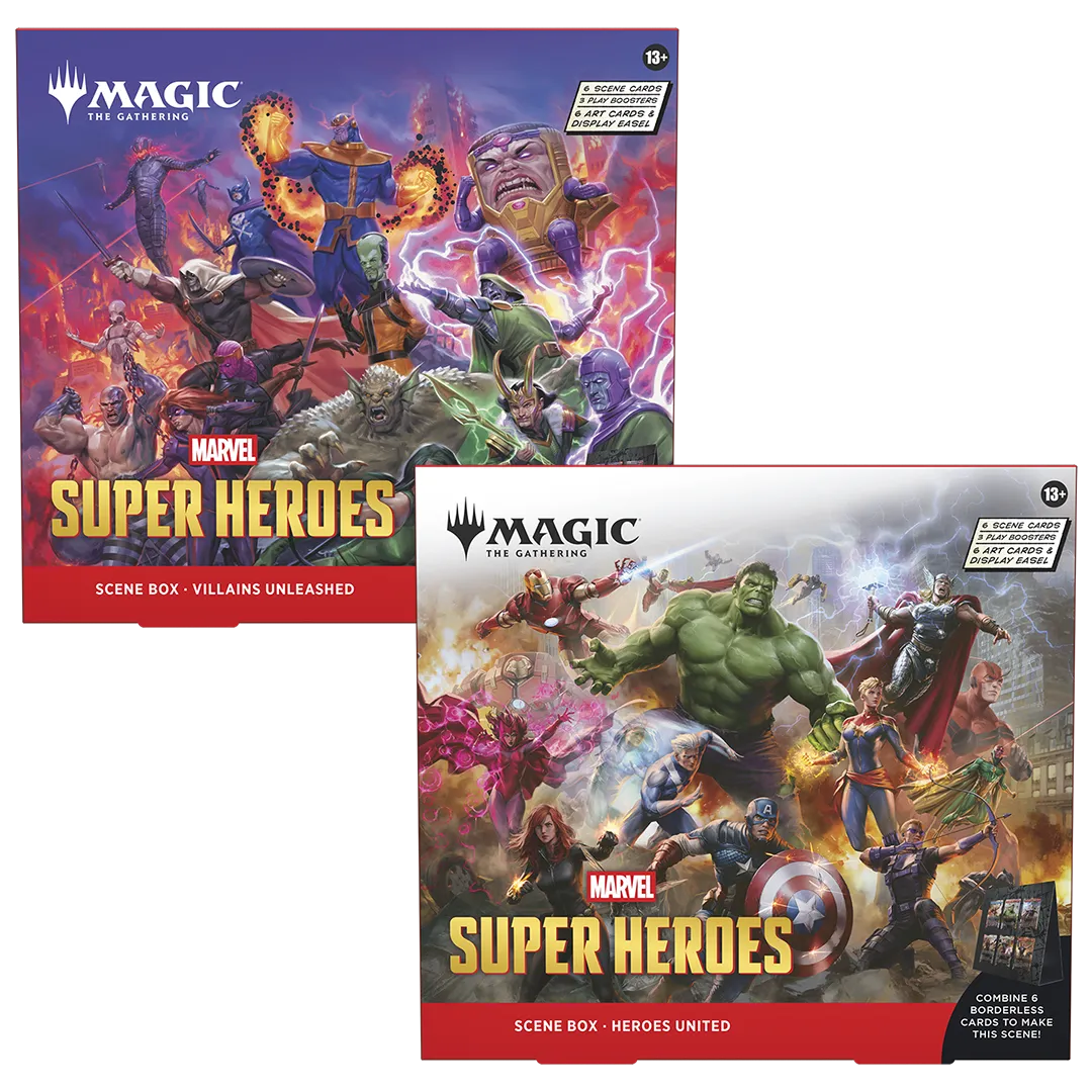 Magic: The Gathering - Marvel Super Heroes Scene Boxes [Set of 2]