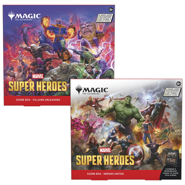Magic: The Gathering - Marvel Super Heroes Scene Boxes [Set of 2]