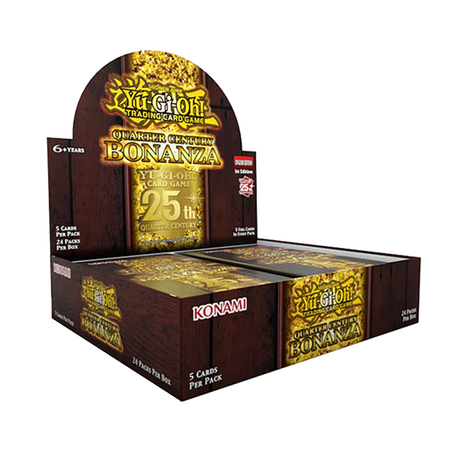 Yu-Gi-Oh!: Quarter Century Bonanza Booster Box Display