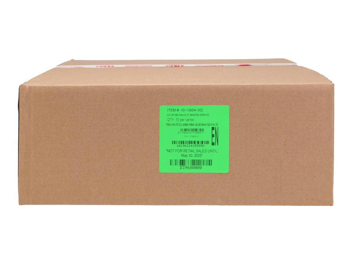 Pokémon TCG Scarlet & Violet Destined Rivals Elite Trainer Box Case (10 ETBs)