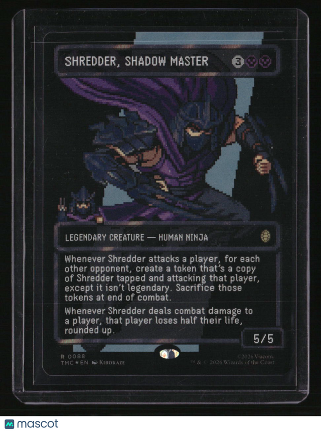 Teenage Mutant Ninja Turtles Shredder, Shadow Master (Borderless) (Surge Foil)