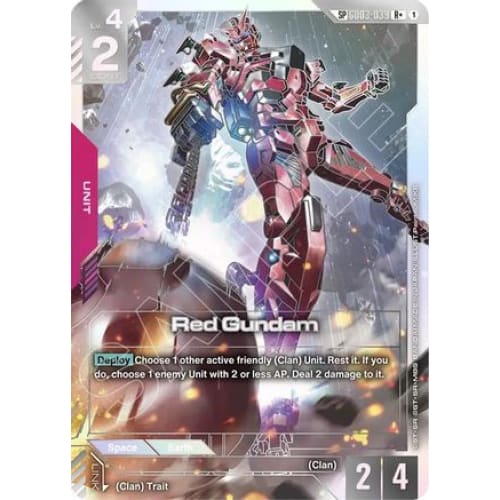 Red Gundam (SP) (R+) (GD03-039) - Holofoil